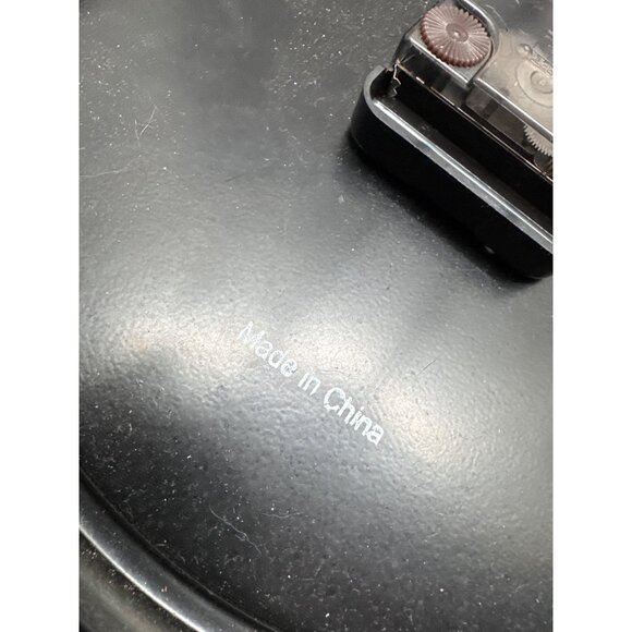 Printania Hotel Vintage-Style 1870 Black Metal Desk Clock With Roman Numerals De - Picture 4 of 8